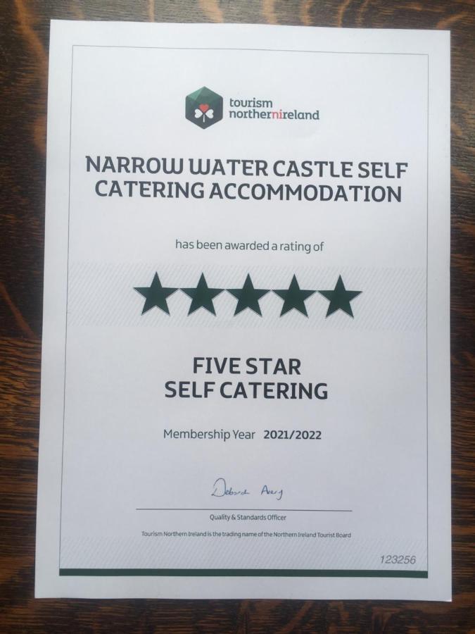 Narrow Water Castle Self Catering Accommodation Warrenpoint Zewnętrze zdjęcie